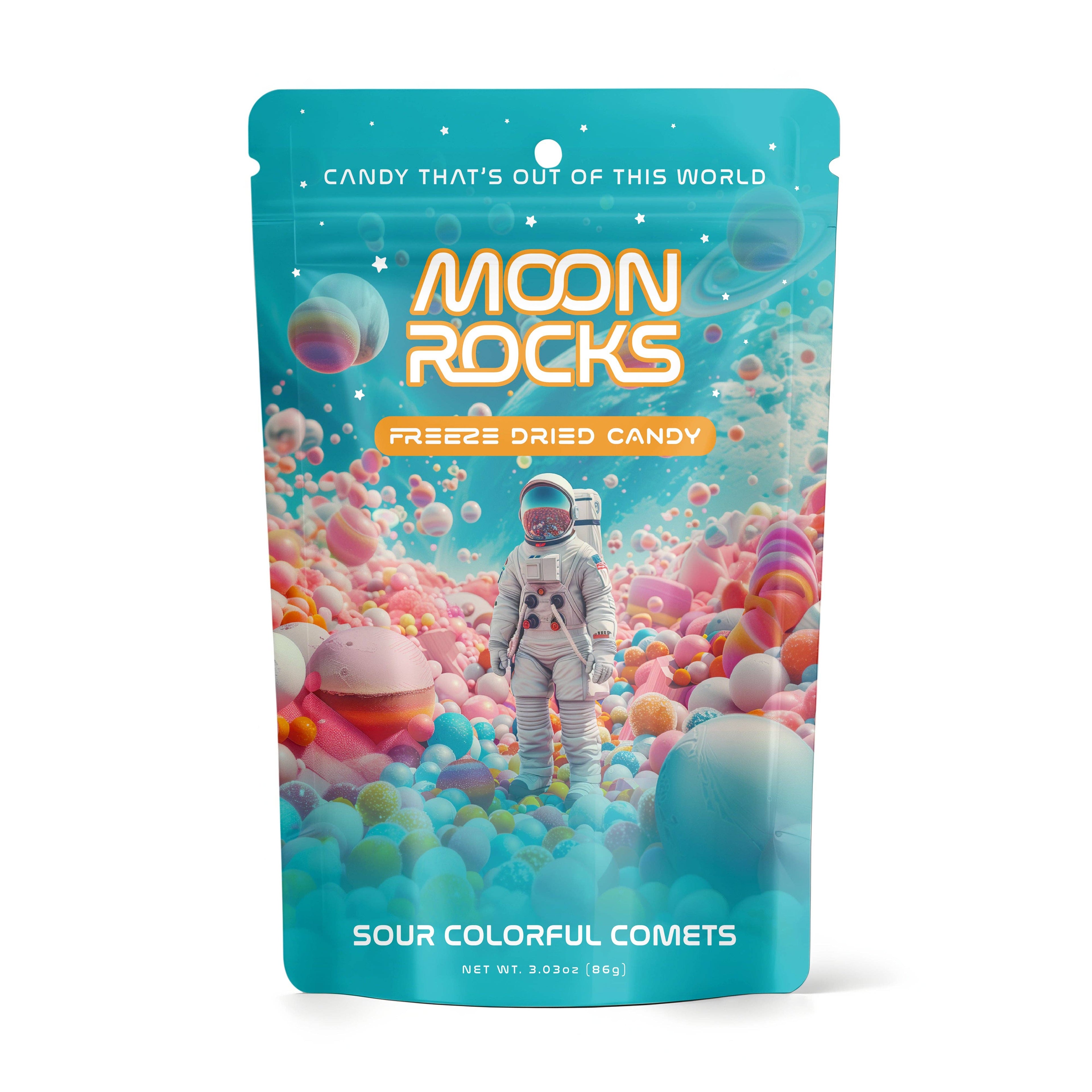 Ad Astra Sour Colorful Comets 🚀 (Freeze-Dried Candy)