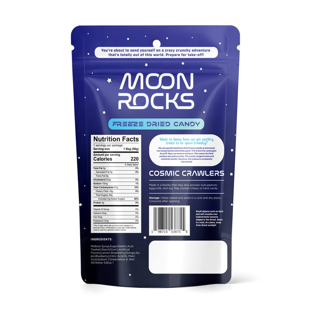 Ad Astra Cosmic Crawlers 🚀 (Freeze-Dried Sour Worms)